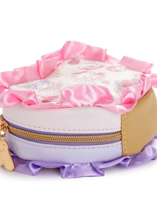 Sanrio Characters Mini Heart Zipper Pouch (Bright and Dark Angel Series) - Picture 4 of 5